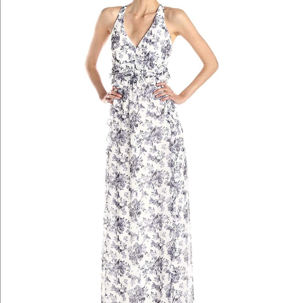 Jessica Simpson maxi floral ruffle dresses 👗👗👗